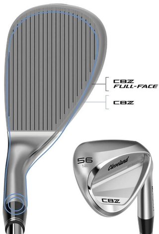 Cleveland CBZ Tour Satin Full Face wedge, grafito