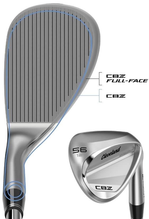 Cleveland CBZ Tour Satin Full Face wedge, grafito