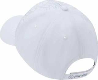 PING Nicolo gorra de hombre, blanco/gris perla