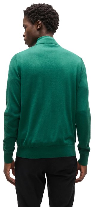 Callaway 1/4 Zip Mock suéter de hombre, deep galapagos green