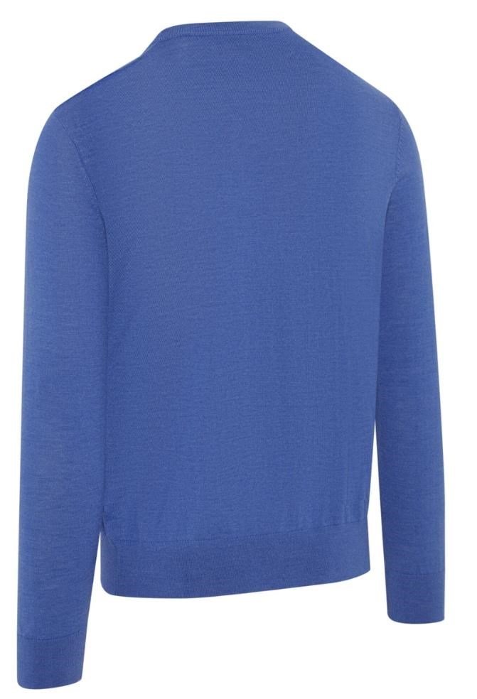 Callaway Crew Neck Merino Mix suéter de hombre, light magnetic blue heather