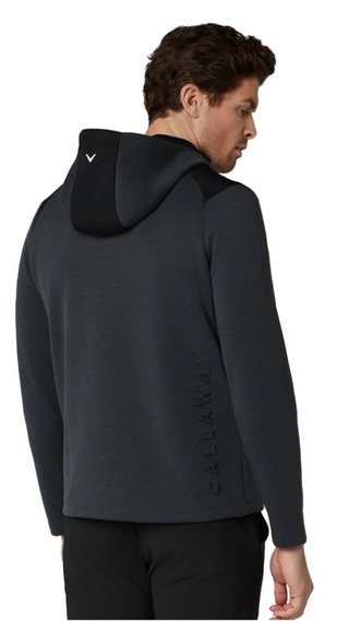 Callaway Soft Touch 1/4 Zip Premium sudadera de hombre, black heather