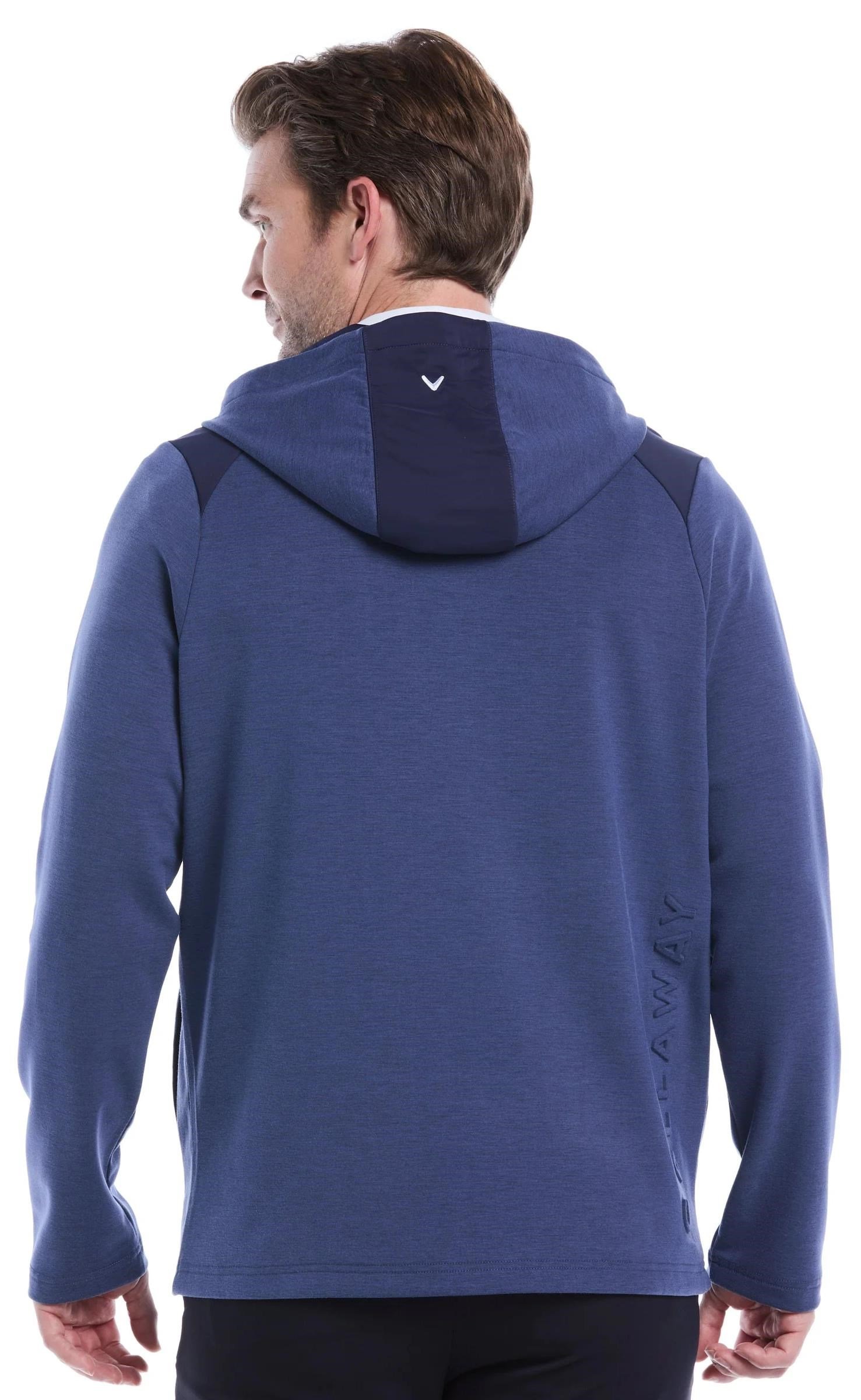 Callaway Soft Touch 1/4 Zip Premium sudadera de hombre, heather peacoat
