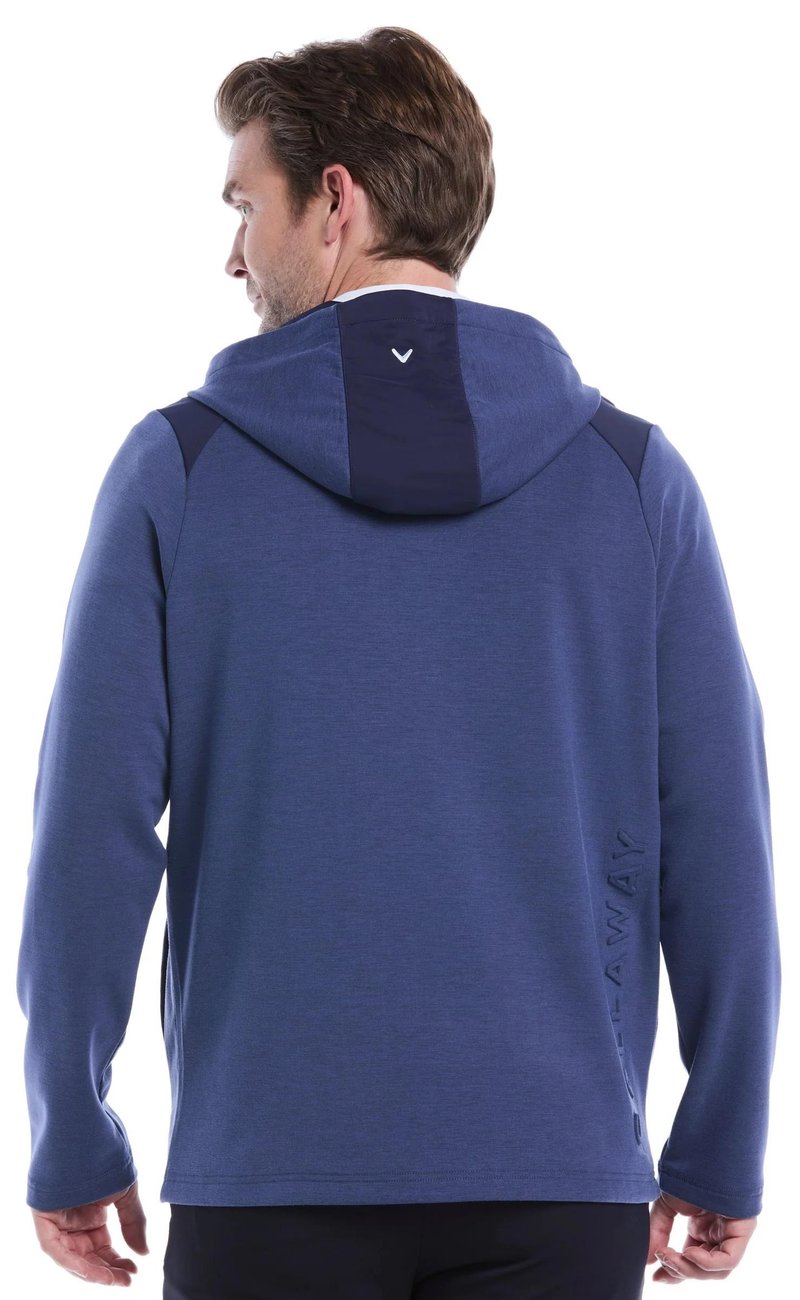 Callaway Soft Touch 1/4 Zip Premium sudadera de hombre, heather peacoat