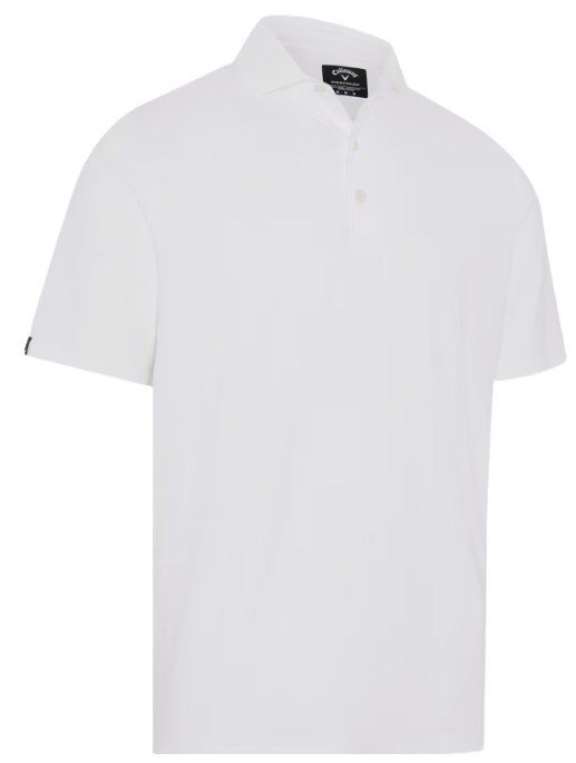 Callaway Premium Solid Cooling polo de hombre, blanco brillante