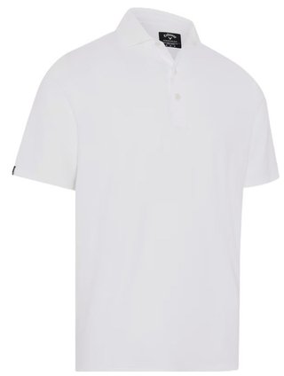 Callaway Premium Solid Cooling polo de hombre, blanco brillante