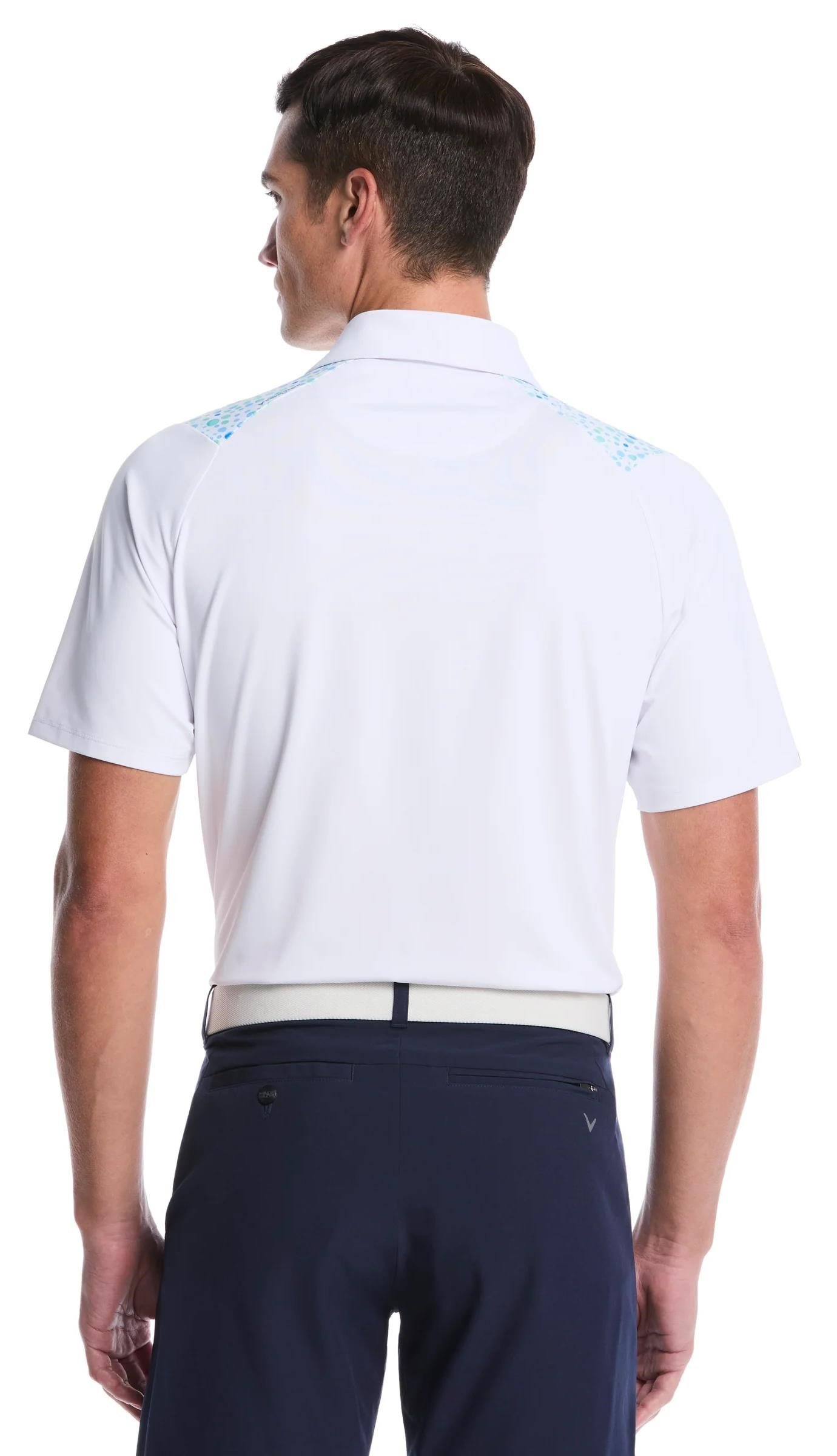 Callaway Driving Range Engineered Print polo de hombre, bright white