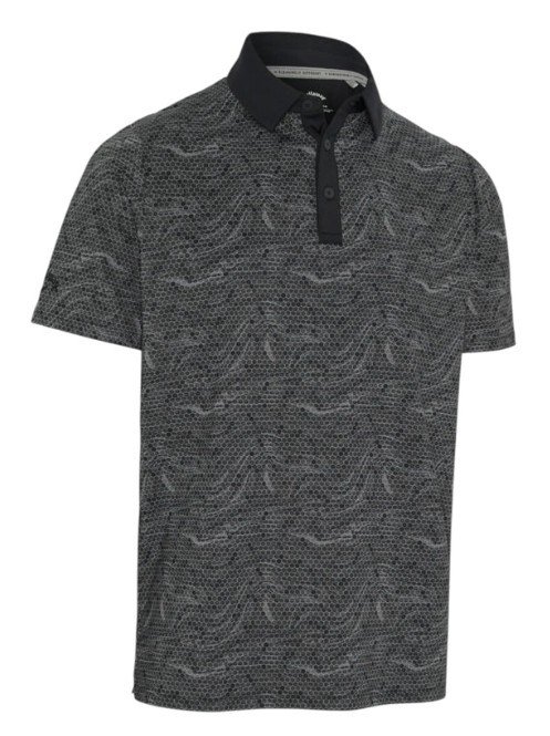 Callaway Hex Marble polo de hombre, caviar