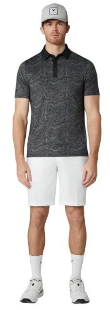 Callaway Hex Marble polo de hombre, caviar