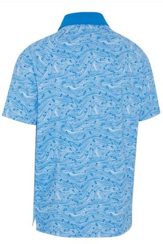 Callaway Hex Marble polo de hombre, brilliant blue