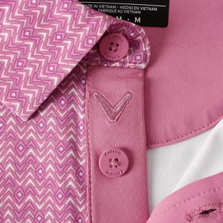 Callaway Timeless Chev polo de hombre, rose boquet