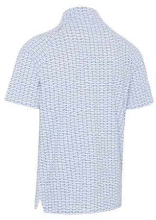 Callaway Albatross Geo Print polo de hombre, bright white