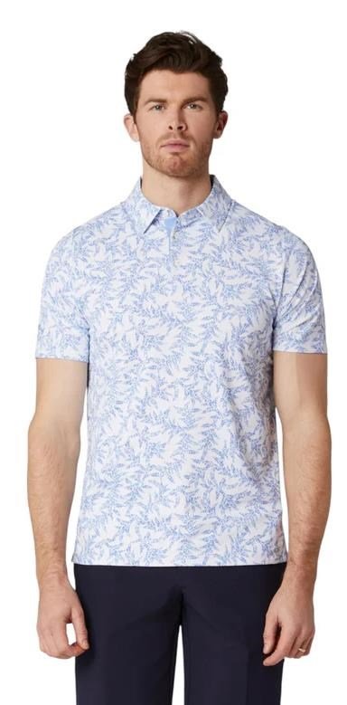 Callaway Chev Botanical polo de hombre, vista blue