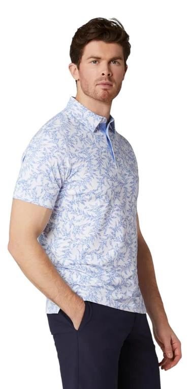 Callaway Chev Botanical polo de hombre, vista blue