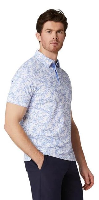 Callaway Chev Botanical polo de hombre, vista blue