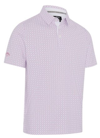 Callaway Club Print polo de hombre, bright white