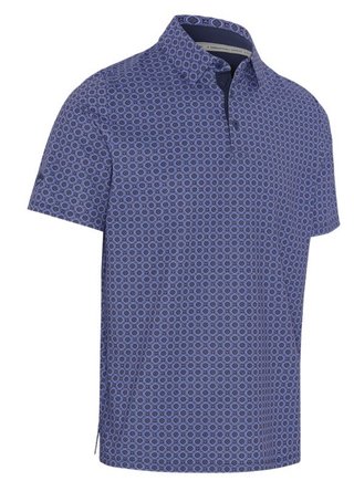 Callaway Club Print polo de hombre, peacoat