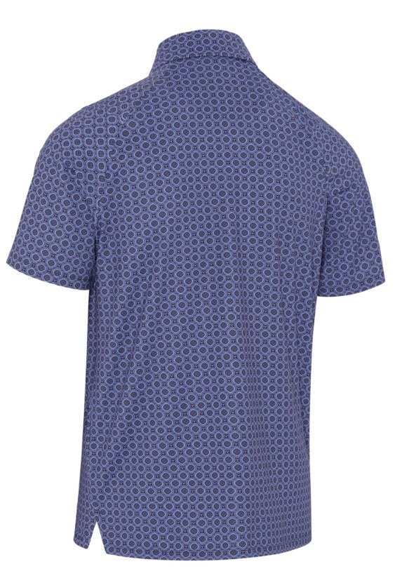Callaway Club Print polo de hombre, peacoat
