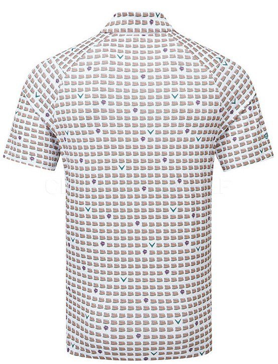 Callaway One Pimento polo de hombre, bright white