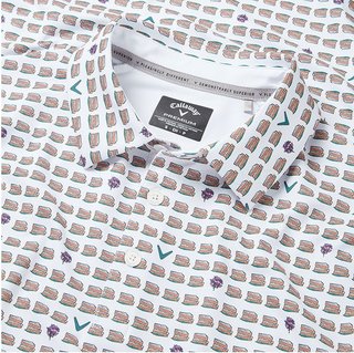 Callaway One Pimento polo de hombre, bright white
