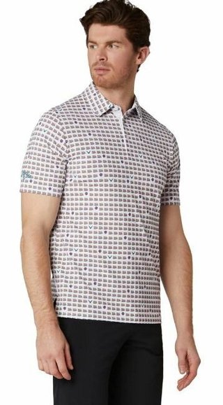Callaway One Pimento polo de hombre, bright white
