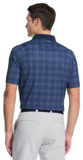 Callaway ChevPlaid Print polo de hombre, navy