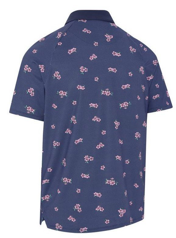 Callaway Azalea Gingham polo de hombre, peacoat