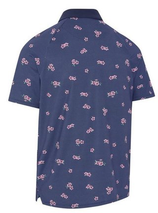 Callaway Azalea Gingham polo de hombre, peacoat