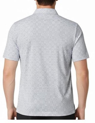 Callaway Foulard Printed polo de hombre, bright white