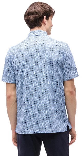 Callaway Foulard Printed polo de hombre, peacoat
