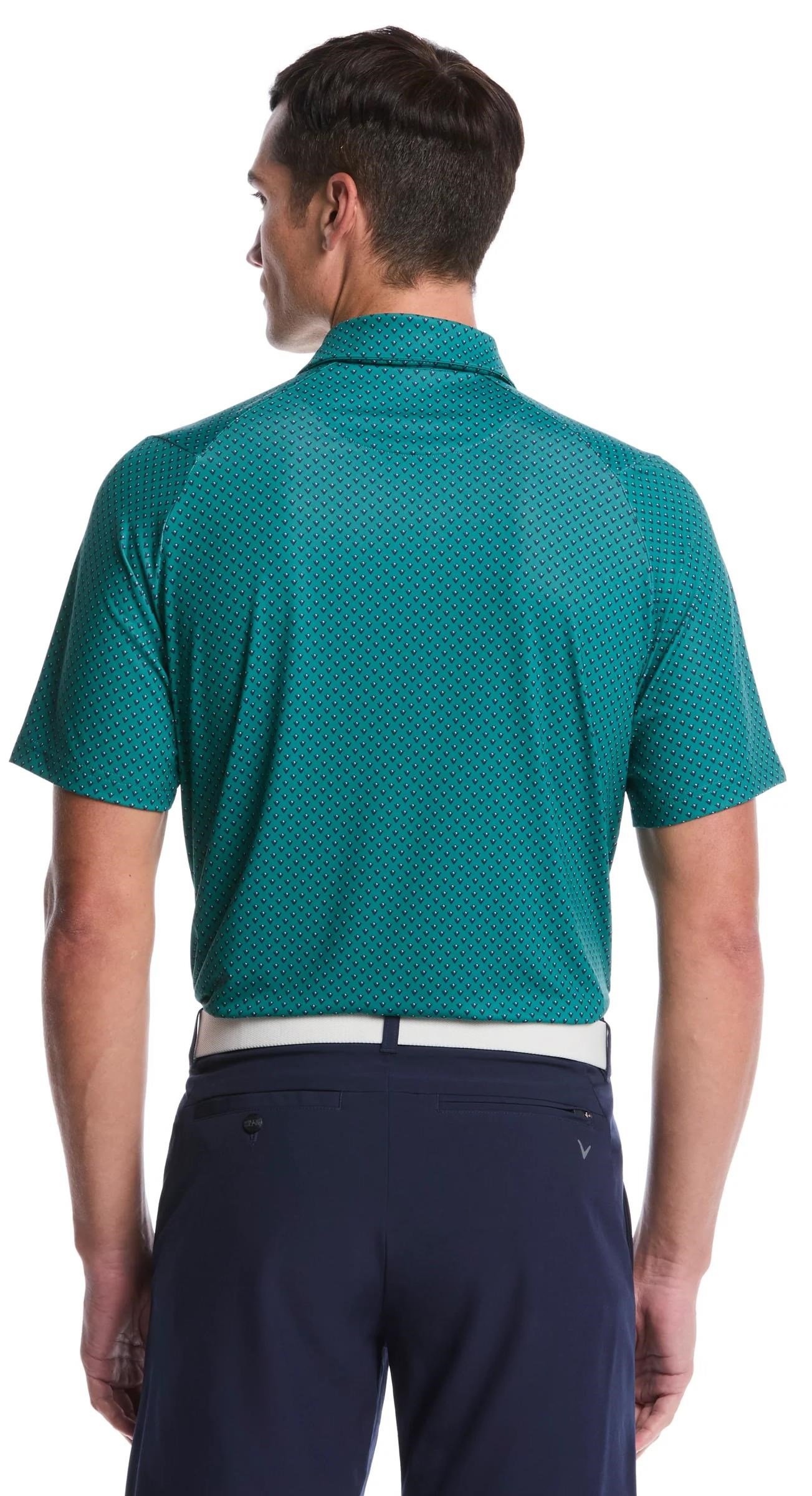 Callaway Trademark Printed polo de hombre, galapagos green
