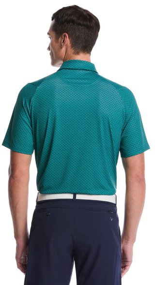 Callaway Trademark Printed polo de hombre, galapagos green