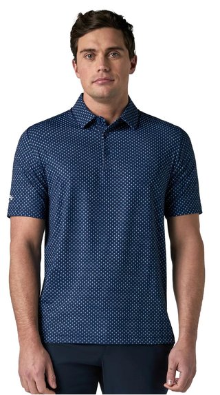 Callaway Trademark Printed polo para hombre, peacoat