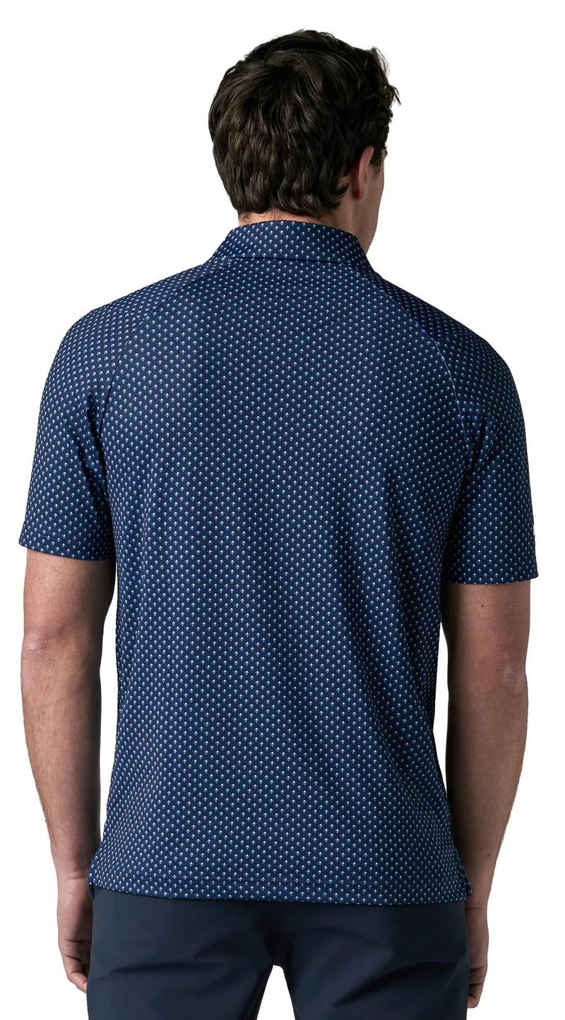 Callaway Trademark Printed polo para hombre, peacoat