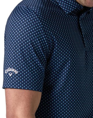 Callaway Trademark Printed polo para hombre, peacoat