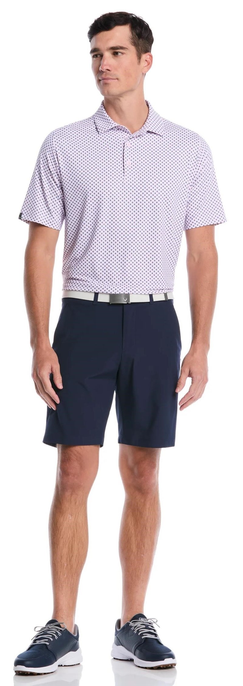 Callaway Trademark Printed polo de hombre, pink tulle