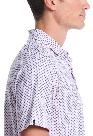 Callaway Trademark Printed polo de hombre, pink tulle