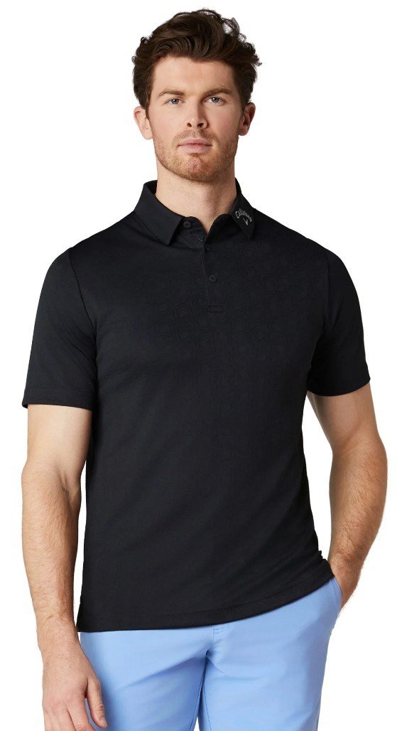 Callaway Odyssey Ventilated Jacquard polo de hombre, caviar