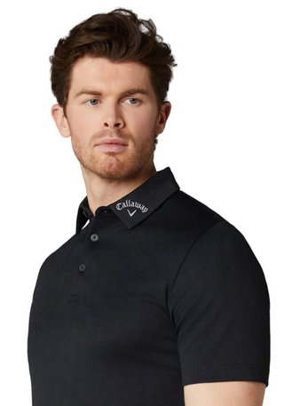 Callaway Odyssey Ventilated Jacquard polo de hombre, caviar