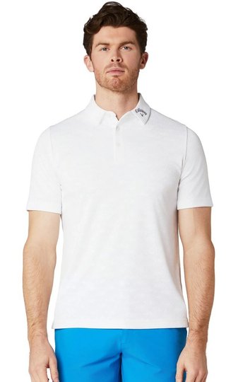 Callaway Odyssey Ventilated Jacquard polo de hombre, bright white
