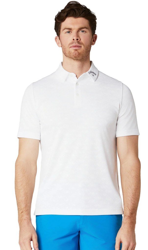 Callaway Odyssey Ventilated Jacquard polo de hombre, bright white