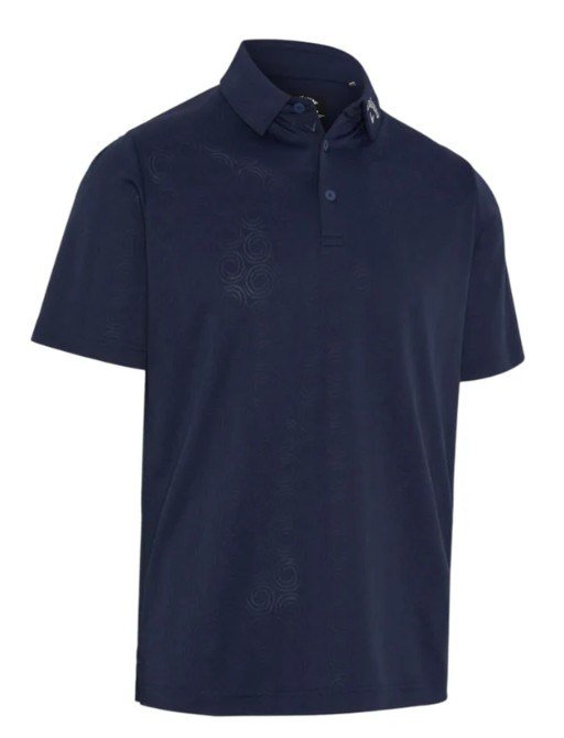 Callaway Odyssey Ventilated Jacquard polo de hombre, peacoat