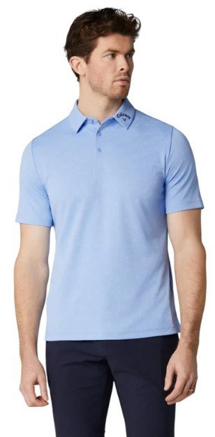 Callaway Odyssey Ventilated Jacquard polo de hombre, vista blue