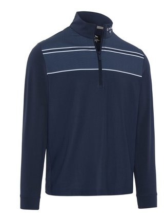 Callaway Blocked Printed Chev Textured sudadera de hombre, peacoat