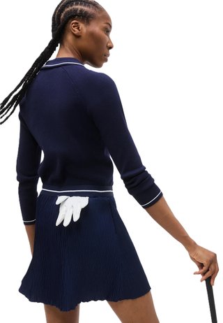 Callaway Micro Pleated falda pantalón de golf para mujer, peacoat