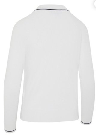 Callaway Collared suéter de mujer, brilliant white