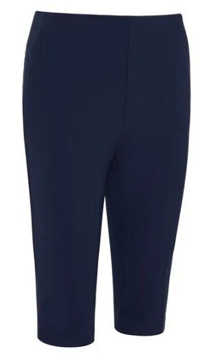 Callaway Hybrid Pull On Bermuda pantalones cortos de mujer, peacoat