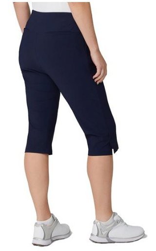 Callaway Hybrid Pull On Bermuda pantalones cortos de mujer, peacoat