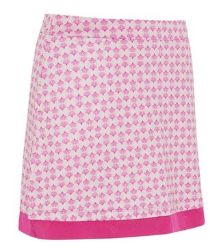 Callaway Deco Geo Printed falda pantalón de mujer, fuchsia purple