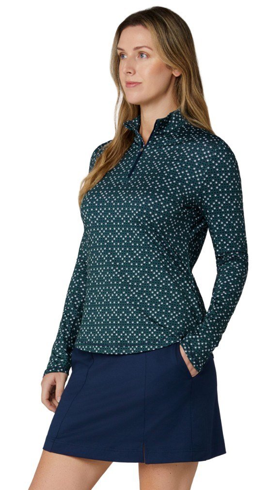 Callaway Framing Geo Printed sudadera de mujer, caviar